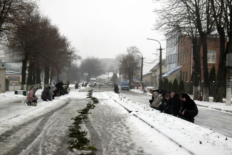 зустрічали загиблого Героя