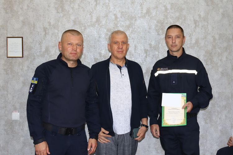 Привітали рятувальників із професійним святом