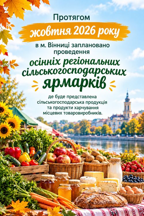 Проведення осінніх сільськогосподарських ярмарків